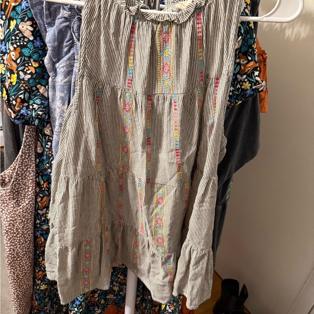 Savanna Jane Black and White Striped Garment